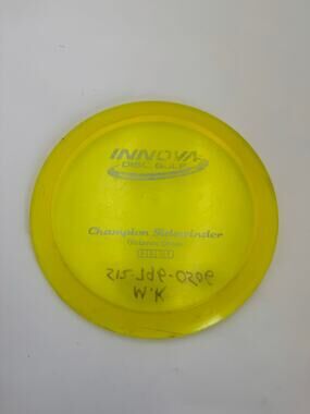 Innova Disc Golf Champion Sidewinder Plastic Distance Driver Disc Yellow